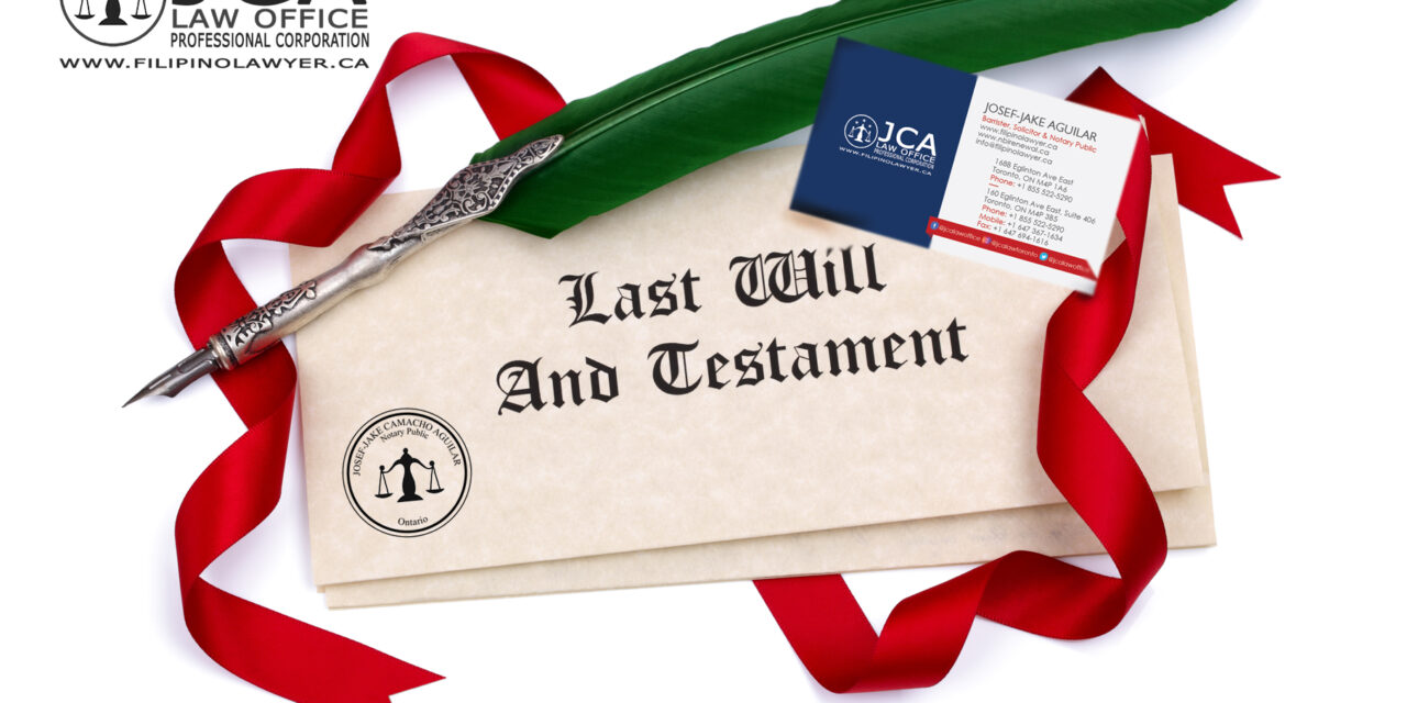 Why last will, power of attorney for property & personal care and health care directive (living will) matters?